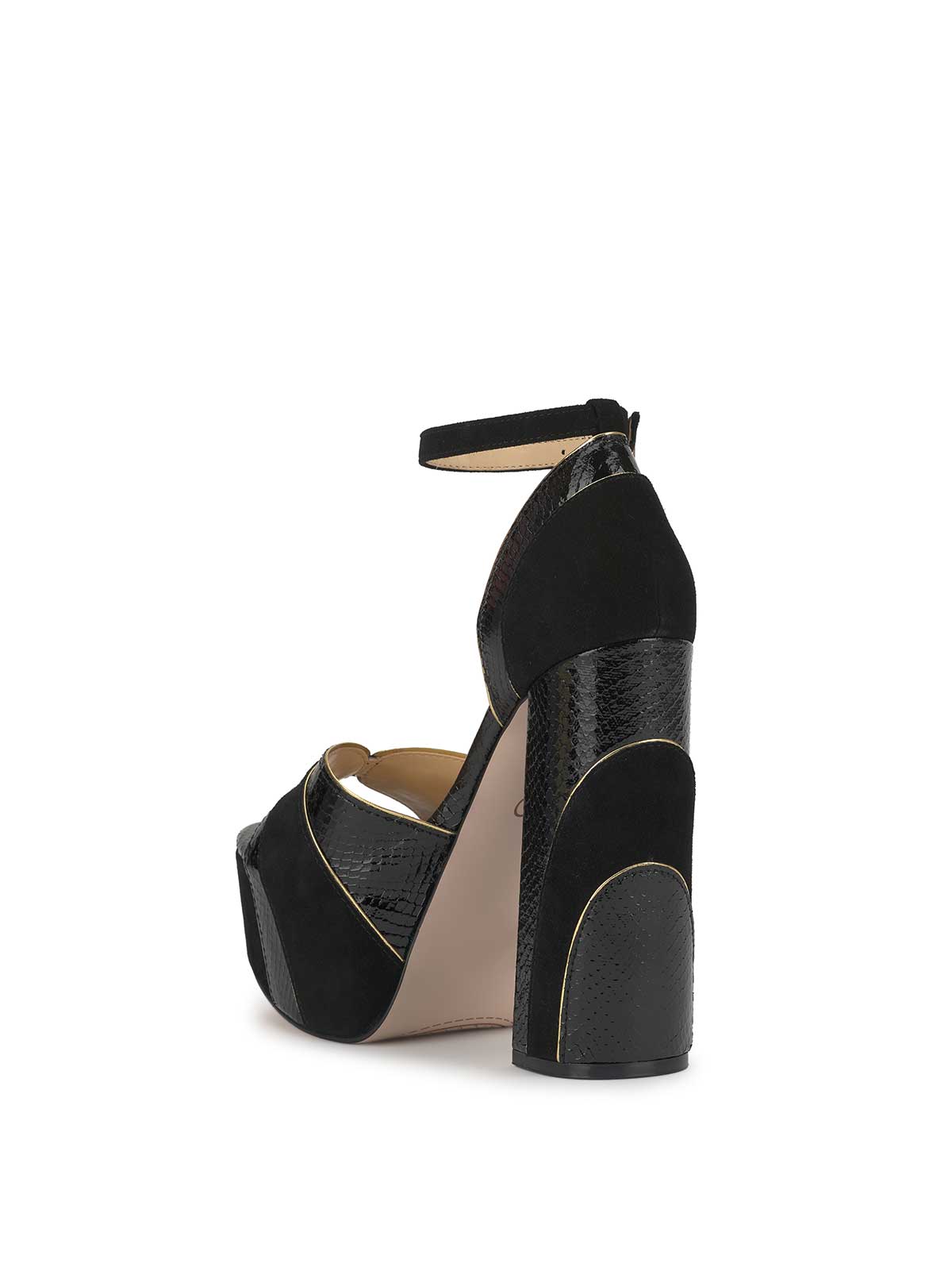 Avele Platform in Black & Gold