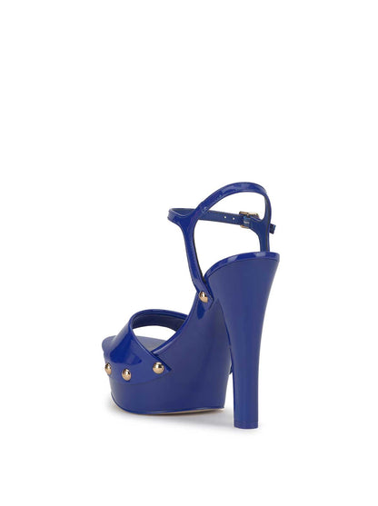 Calenta Studded Platform in Blue Royale