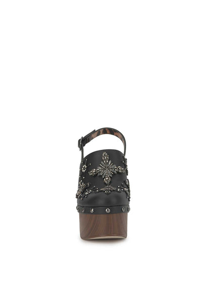 Cazea Platform in Jeweled Black