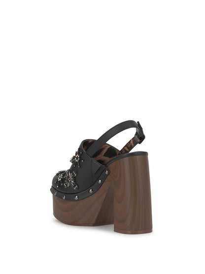 Cazea Platform in Jeweled Black