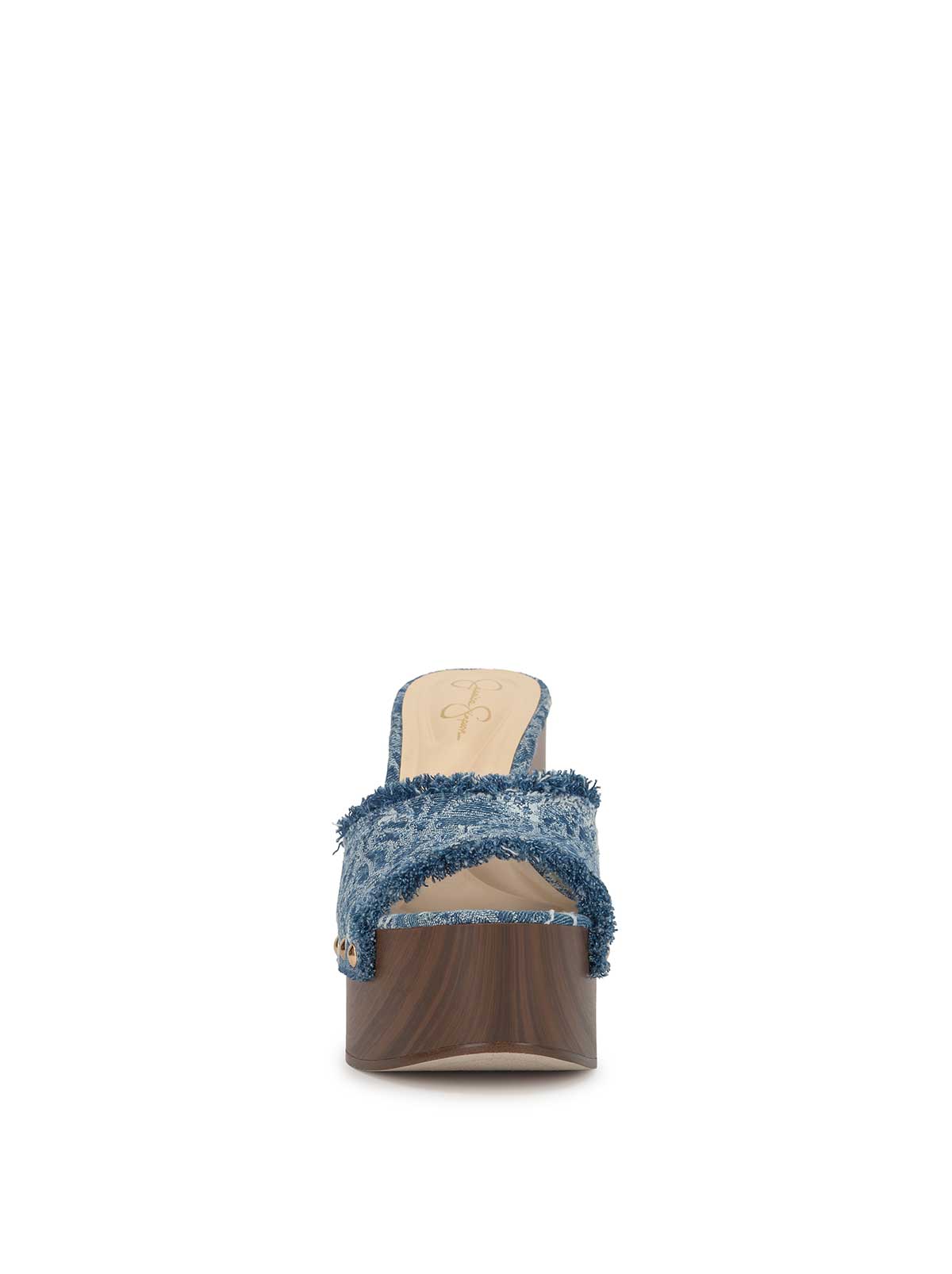 Cezia Platform in Medium Blue