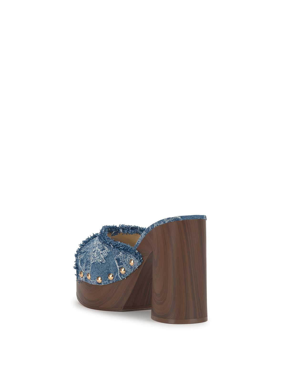 Cezia Platform in Medium Blue