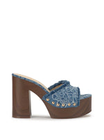 Cezia Platform in Medium Blue