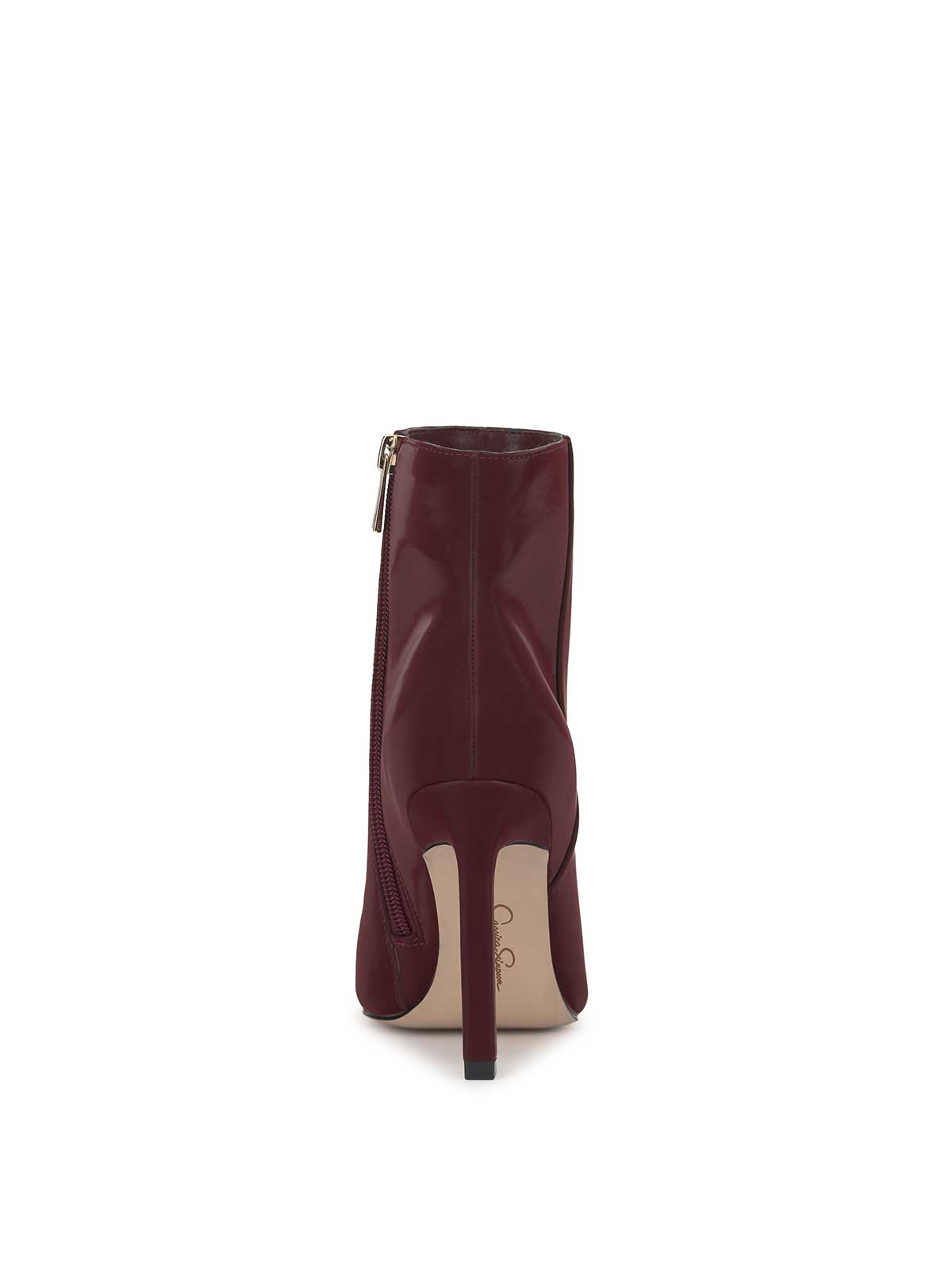 Debia High Heel Boot in Dark Cherry