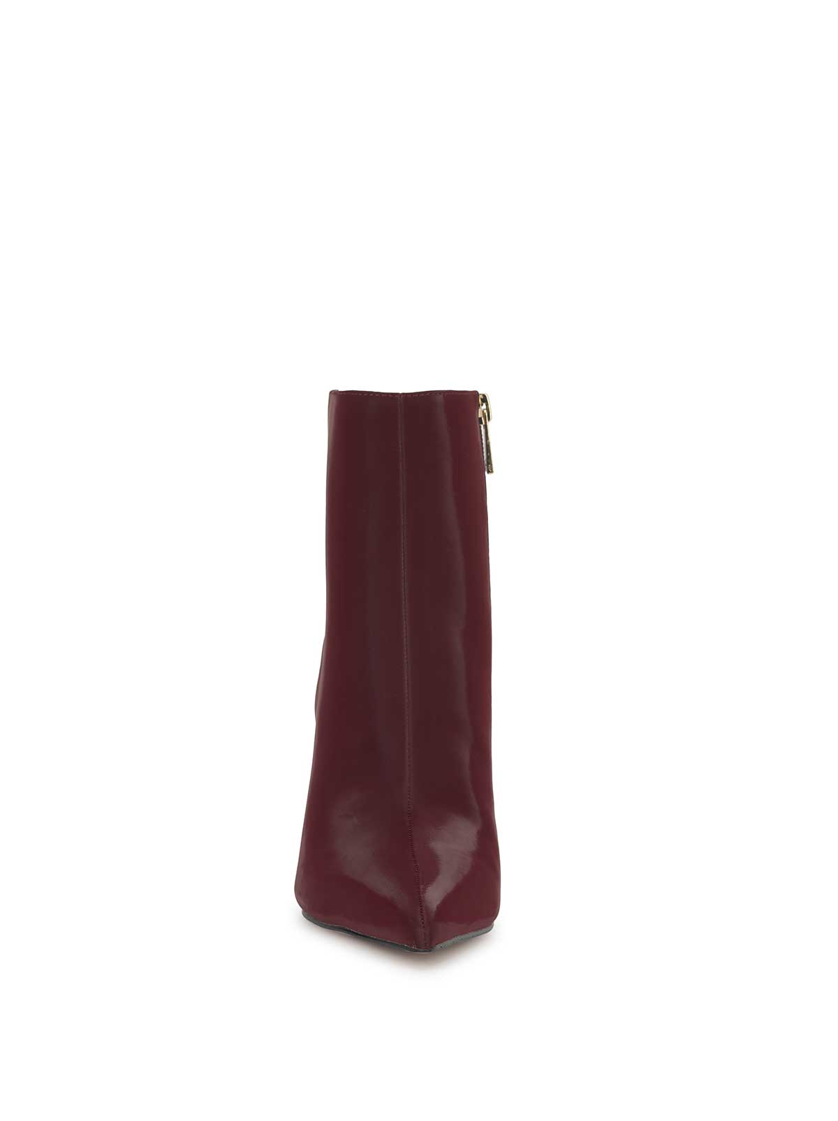 Debia High Heel Boot in Dark Cherry