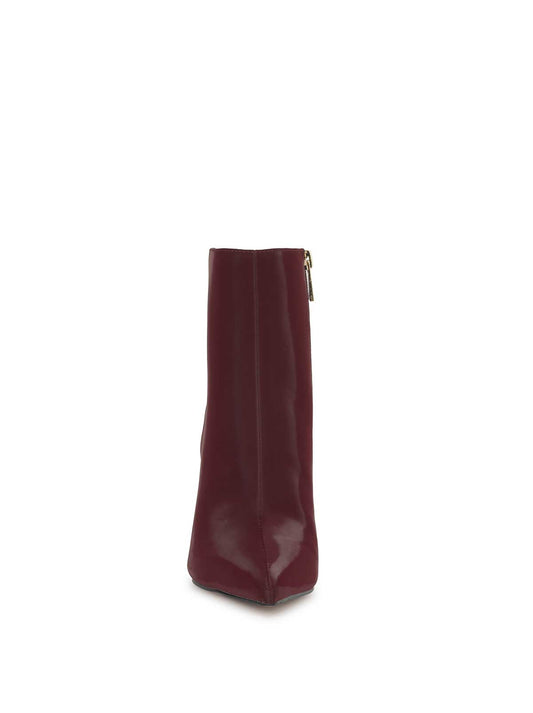Debia High Heel Boot in Dark Cherry