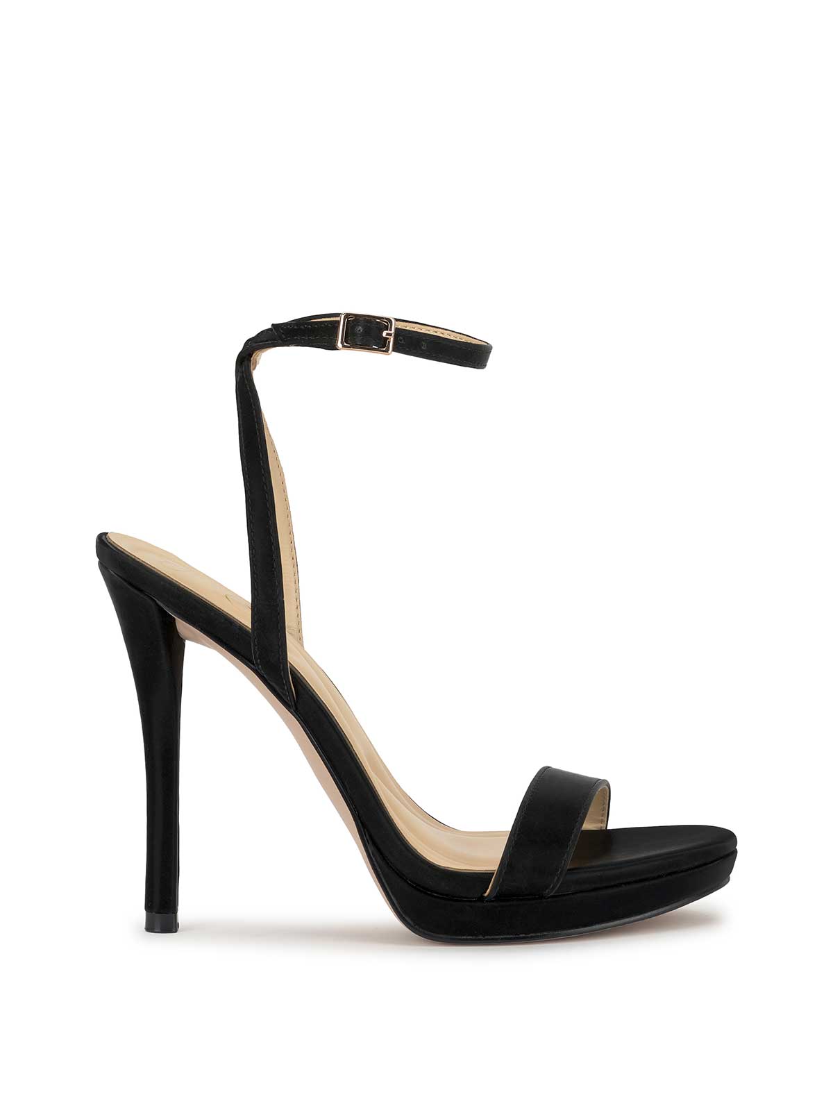 Divra High Heel Sandal in Black