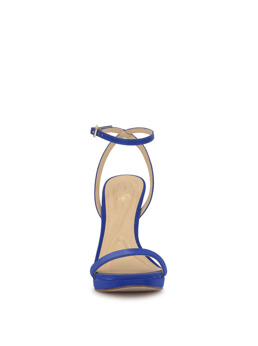 Divra High Heel Sandal in Blue Royale