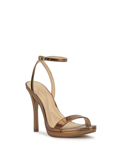 Divra High Heel Sandal in Bronze