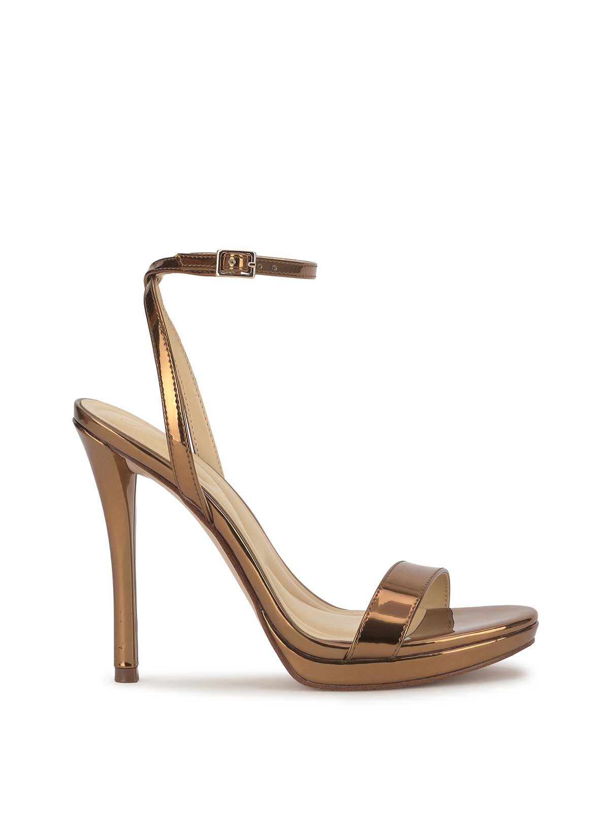 Divra High Heel Sandal in Bronze