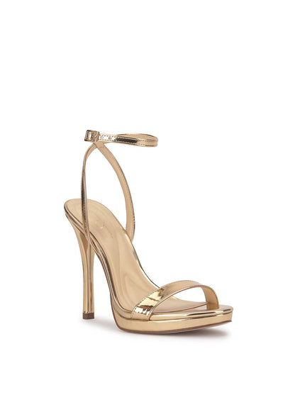 Divra High Heel Sandal in Gold