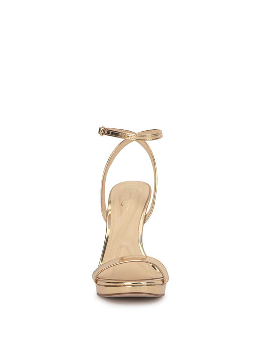 Divra High Heel Sandal in Gold