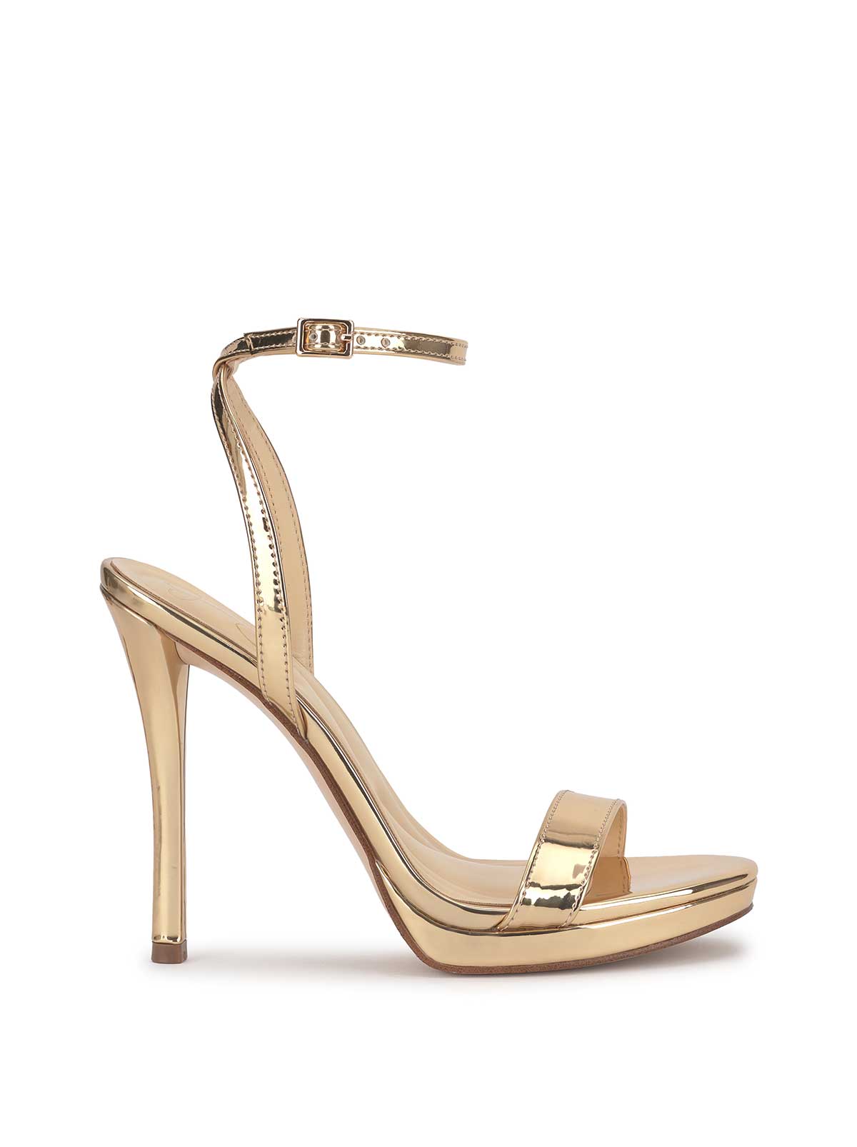 Divra High Heel Sandal in Gold