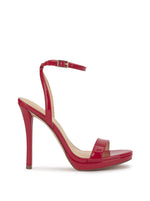 Divra High Heel Sandal in Red Muse