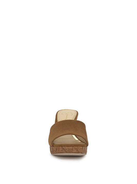 Elyzza High Heel Slide in Tuscan Tan