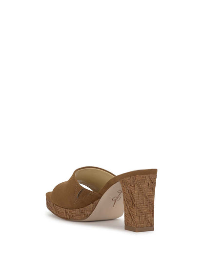 Elyzza High Heel Slide in Tuscan Tan