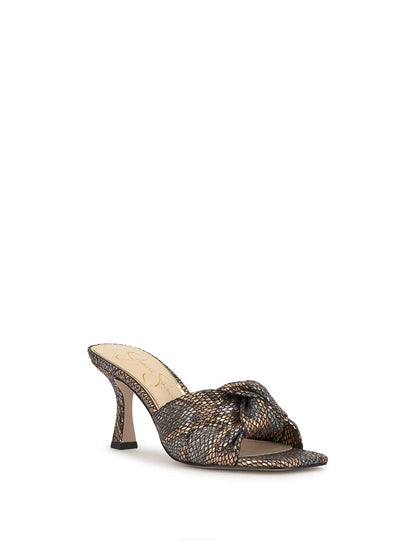 Evirra High Heel in Bronze Snake