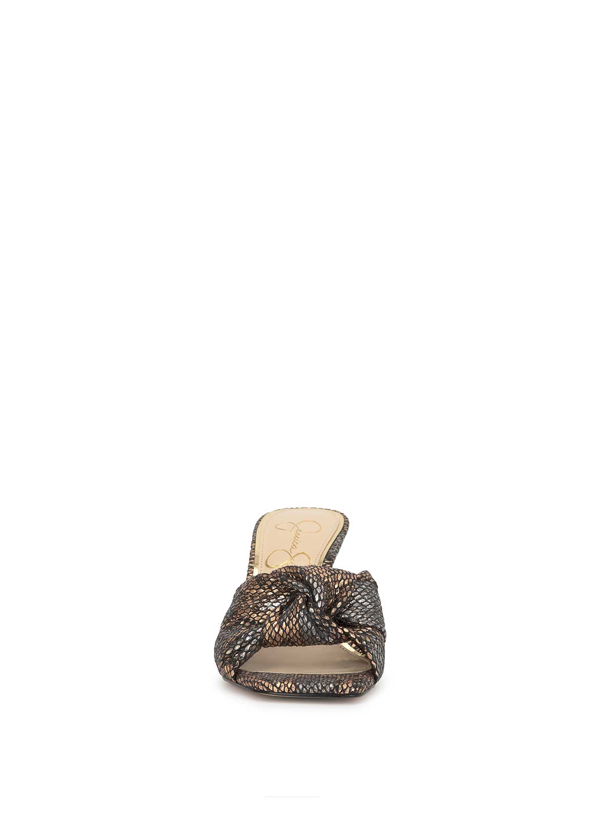 Evirra High Heel in Bronze Snake