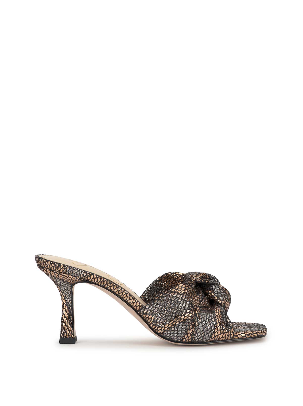 Evirra High Heel in Bronze Snake
