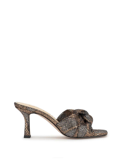 Evirra High Heel in Bronze Snake