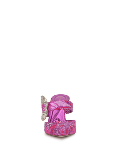 Favica High Heel in Pink & Red