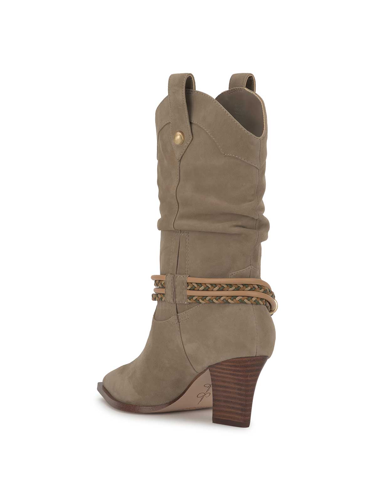 Hanie Boot in Light Grey