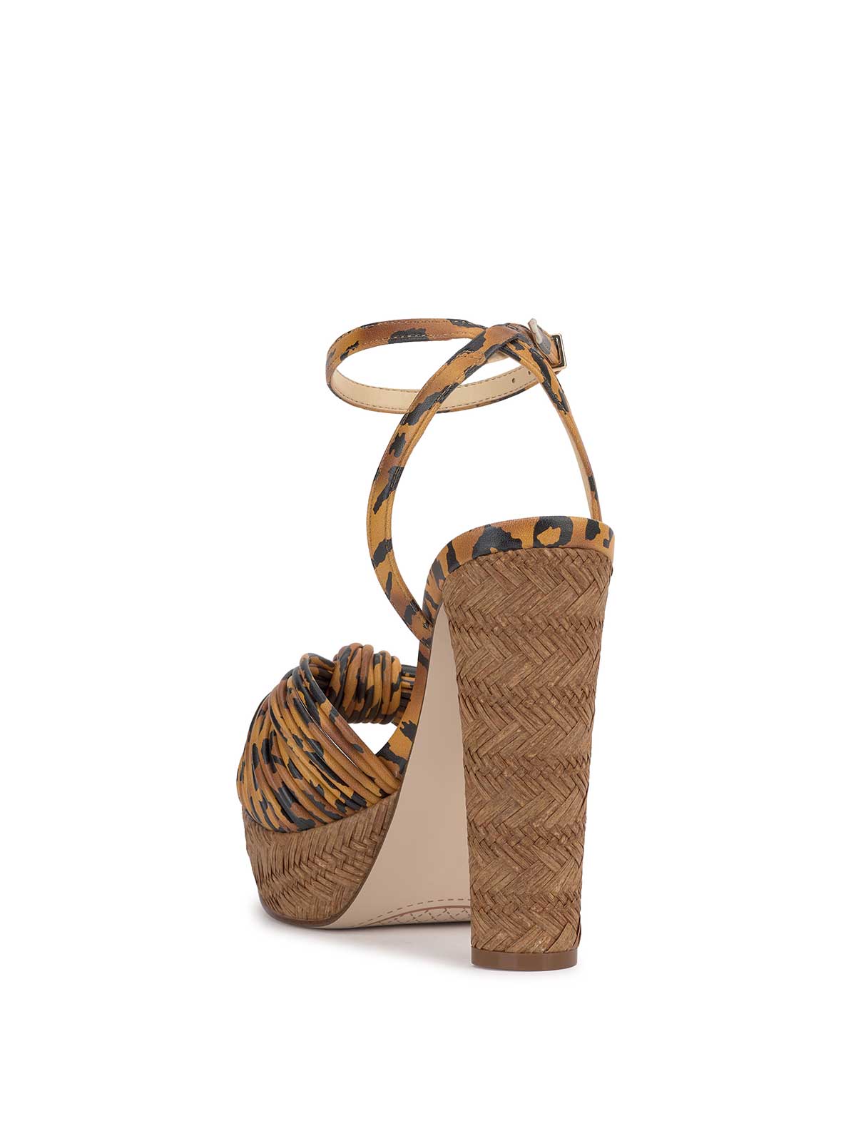 Immie Platform Sandal in Tiger Print