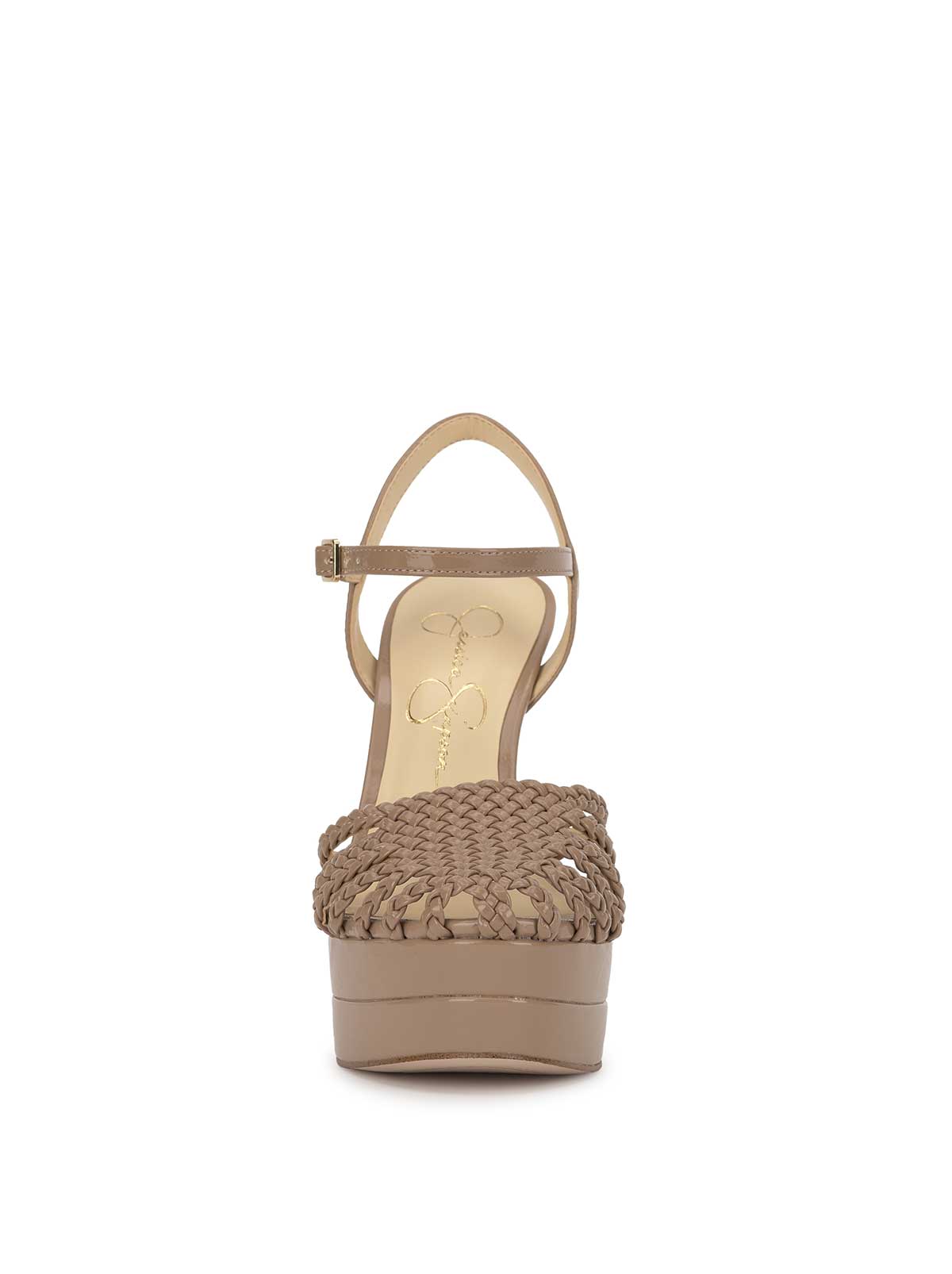 Inaia Braided Platform Sandal in Chai Latte