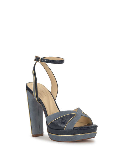 Ivrae Platform in Ash Blue & Dark Knight