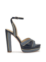 Ivrae Platform in Ash Blue & Dark Knight