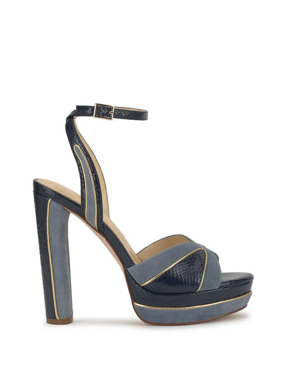 Ivrae Platform in Ash Blue & Dark Knight