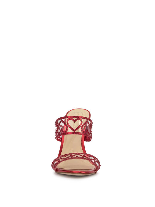 Jovara High Heel in Red Muse