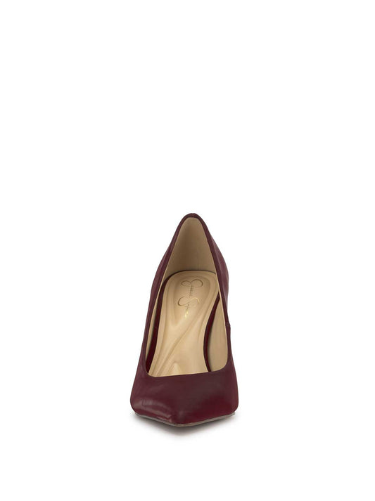 Kheloe Pump in Dark Cherry