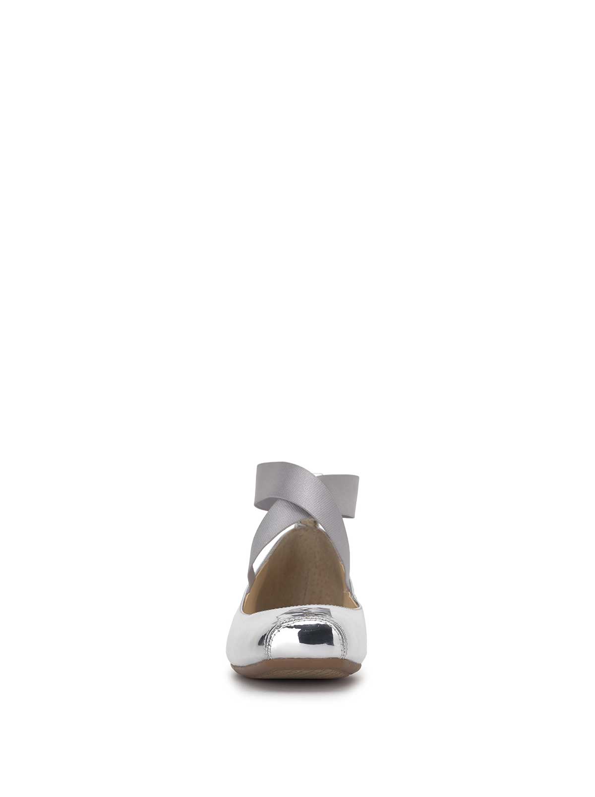 Mandalaye Ballet Flat in Silver