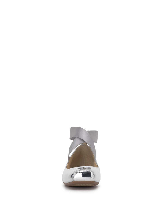 Mandalaye Ballet Flat in Silver