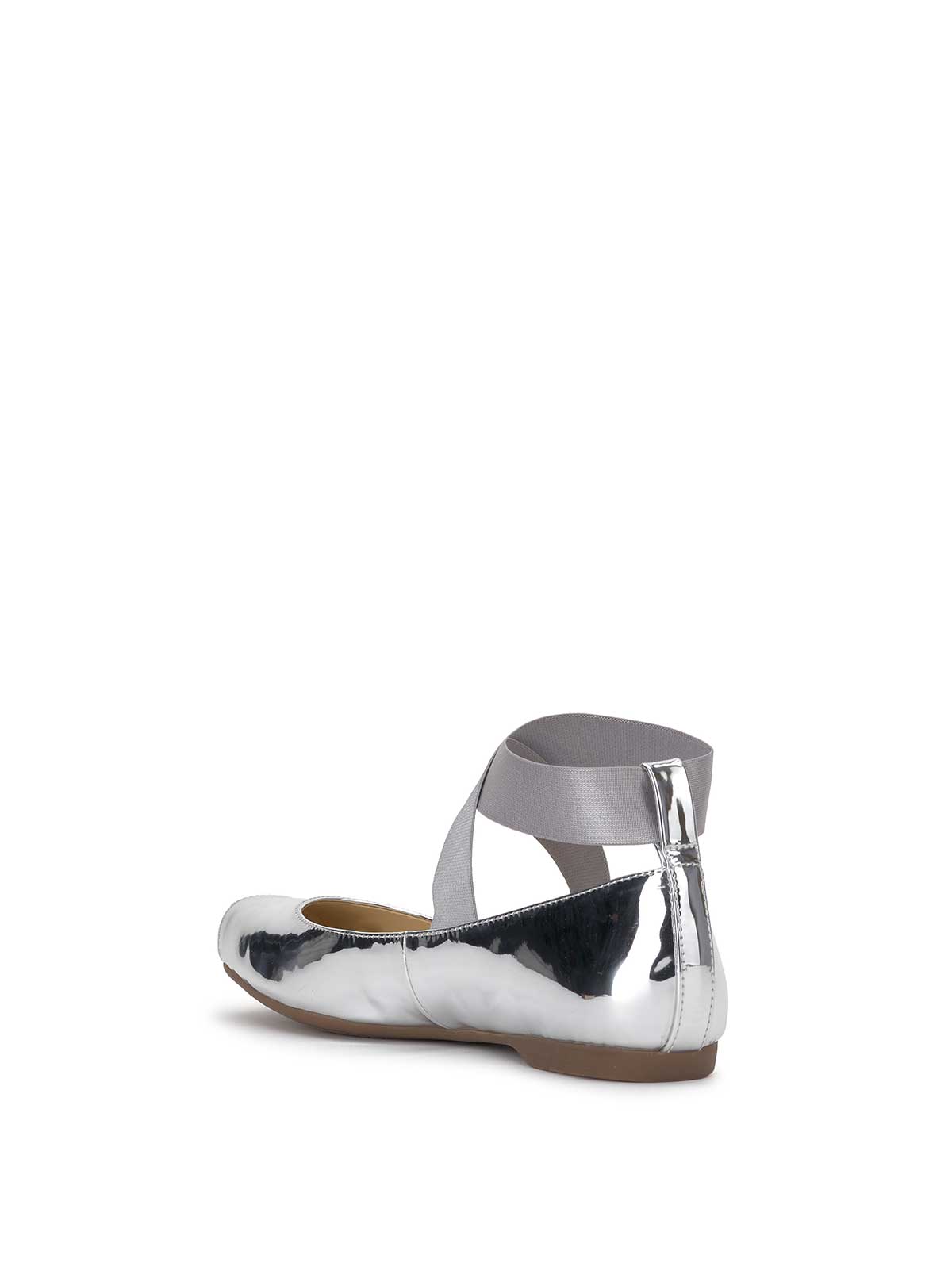 Mandalaye Ballet Flat in Silver