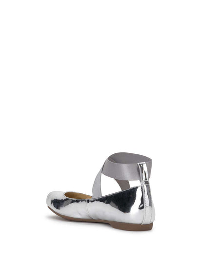 Mandalaye Ballet Flat in Silver