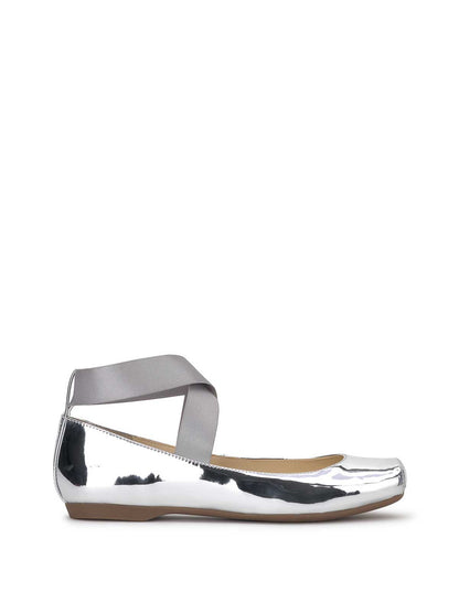 Mandalaye Ballet Flat in Silver
