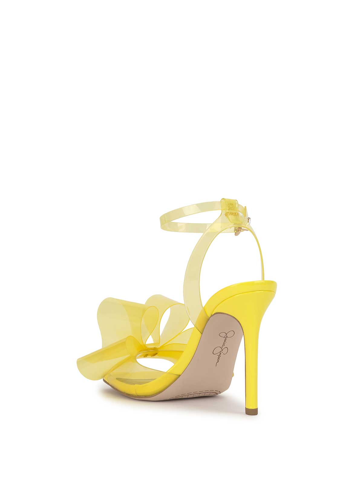 Olivine High Heel in Bright Yellow