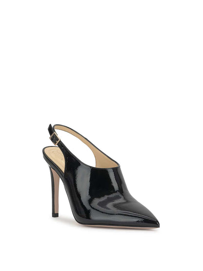 Pavie Pointed Toe Mule in Black