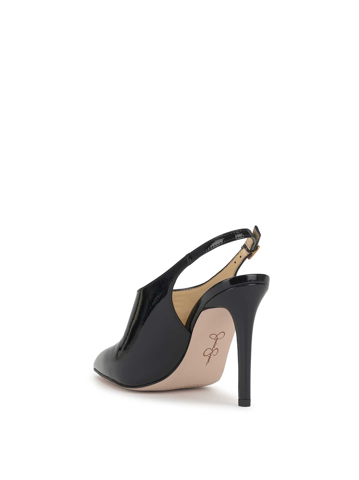 Pavie Pointed Toe Mule in Black