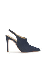 Pavie Pointed Toe Mule in Indigo