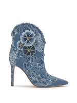 Plitee High Heel in Denim