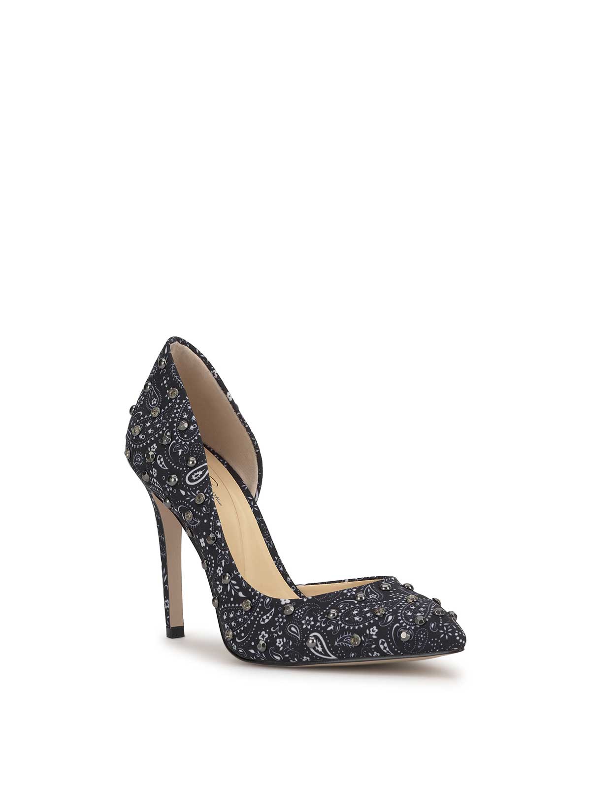 Prizma D'Orsay Pump in Midnight Bandana