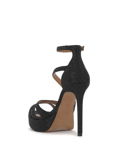 Shyremin Platform Sandal in Black