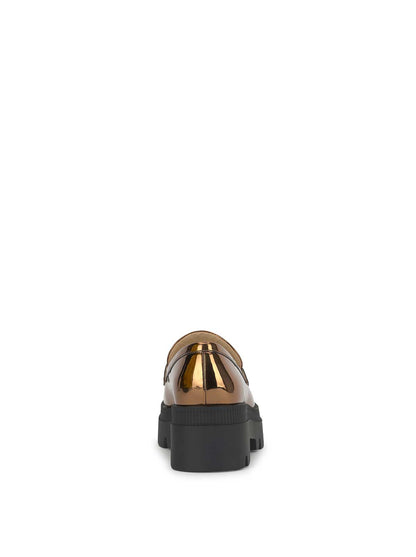 Ullinia Lug Platform Loafer in Bronze