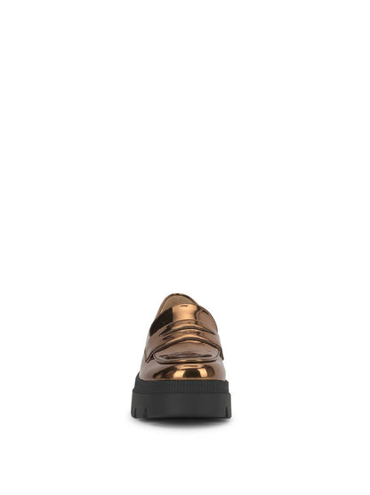 Ullinia Lug Platform Loafer in Bronze