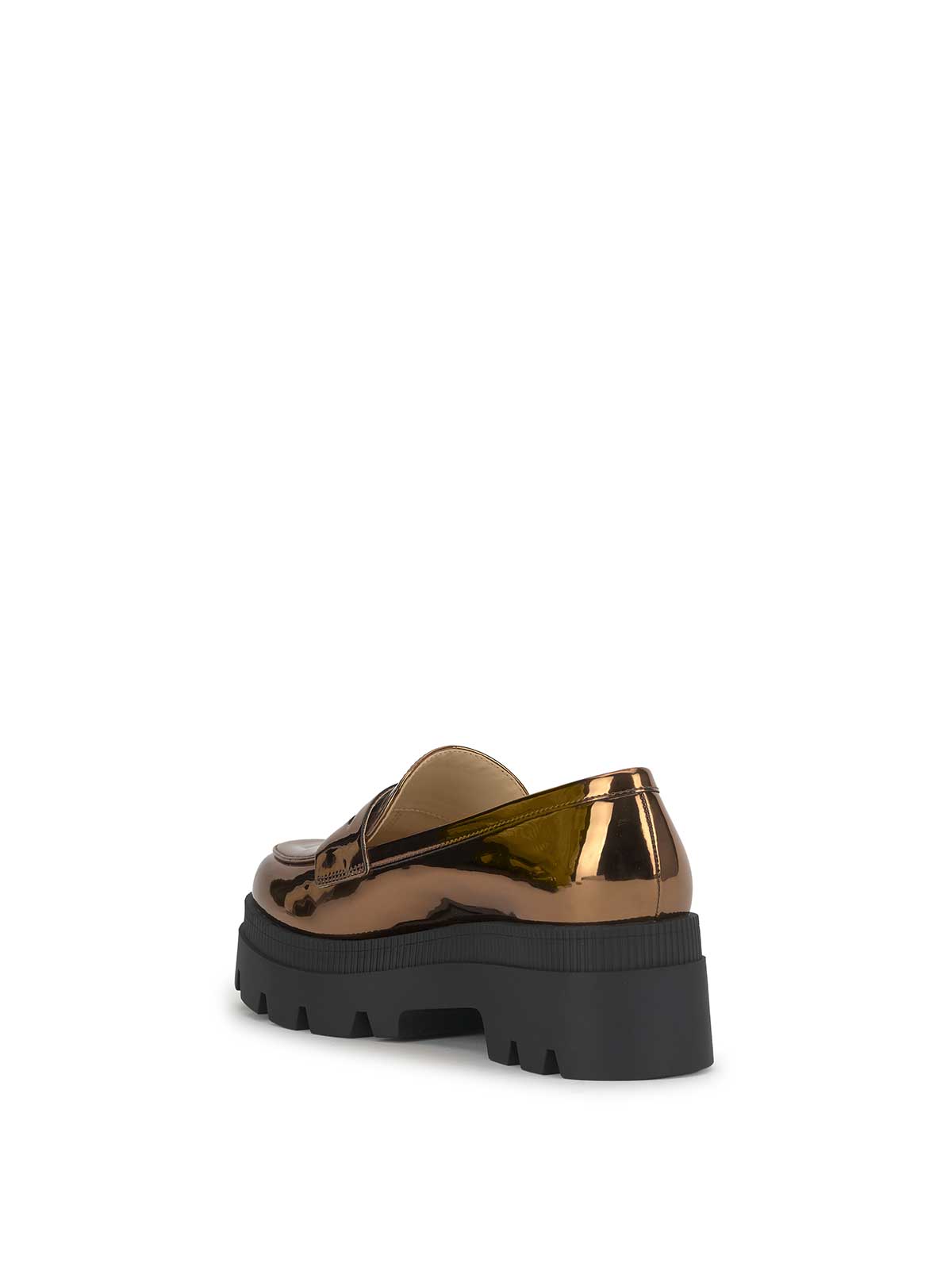 Ullinia Lug Platform Loafer in Bronze