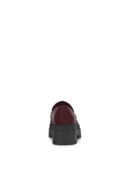 Ullinia Lug Platform Loafer in Dark Cherry