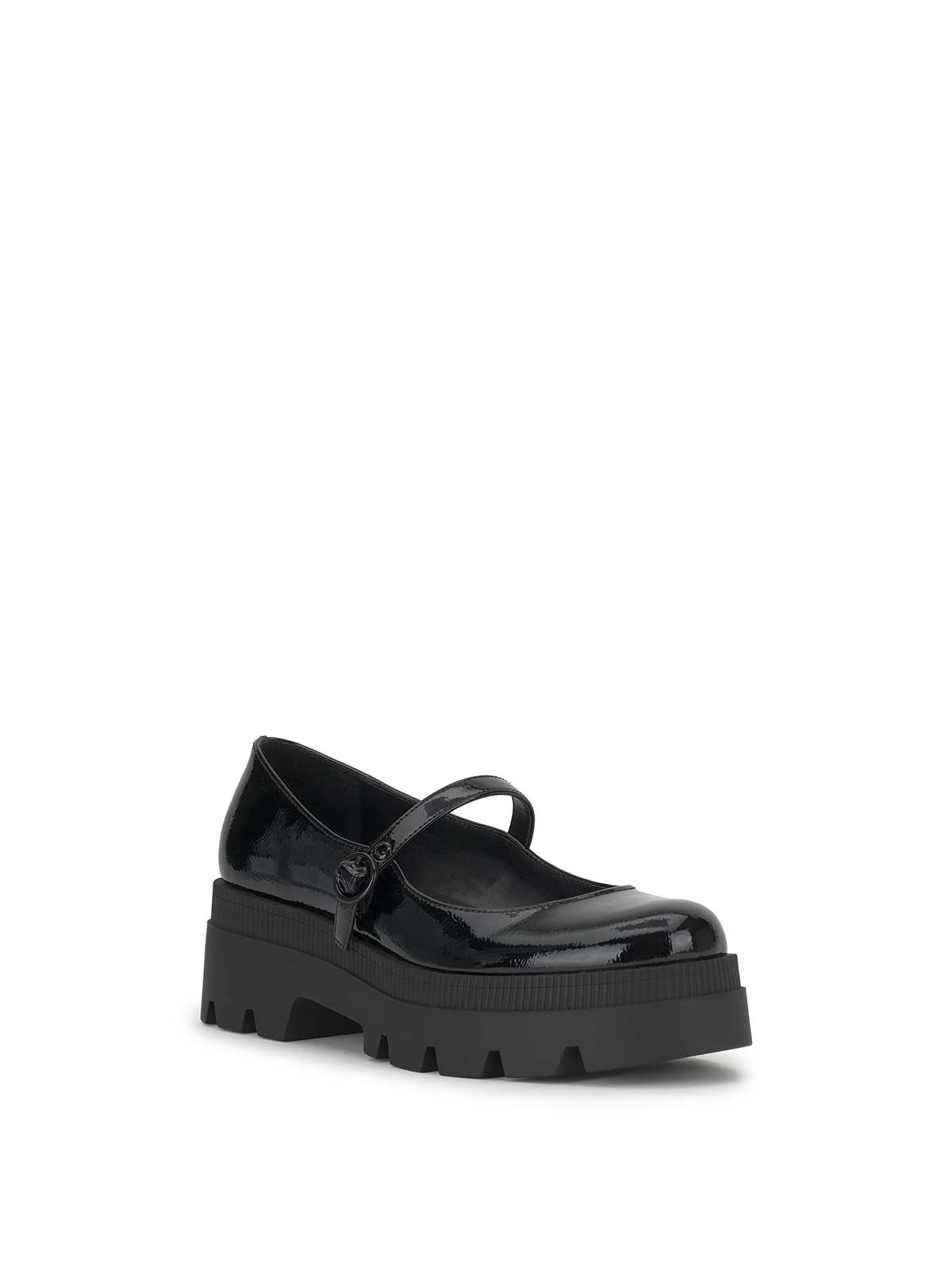 Uvelia Lug Loafer in Black
